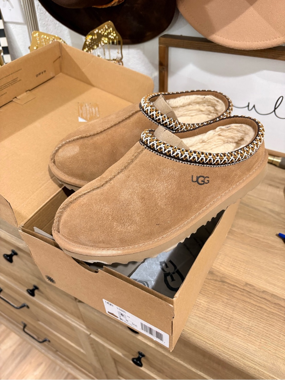 UGG Tan tasmans